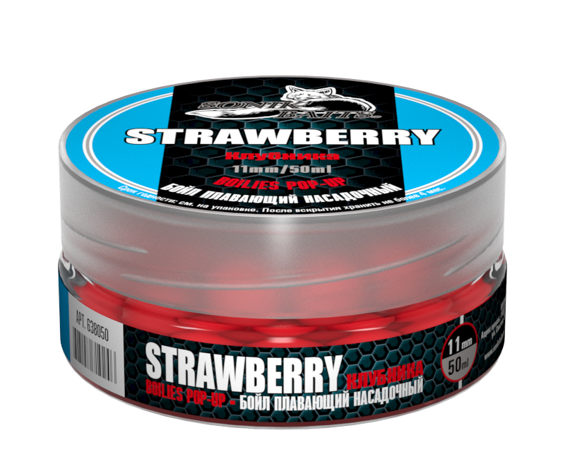 Бойлы плавающие Sonik Baits Pop-Up 11 мм Strawberry (Клубника)