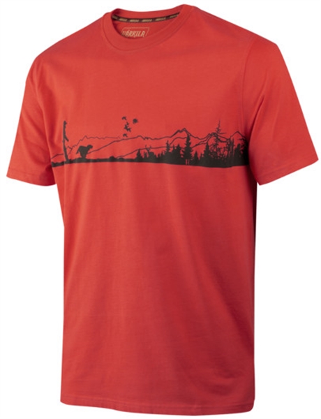 Футболка Odin Hanter & dog. Fiery red