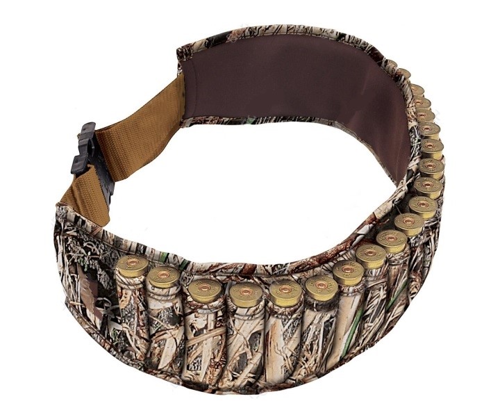 Патронташ к.12 (25п., пояс., camo)