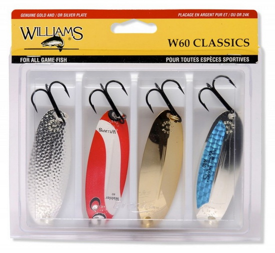 Блесна Williams, ассортимент