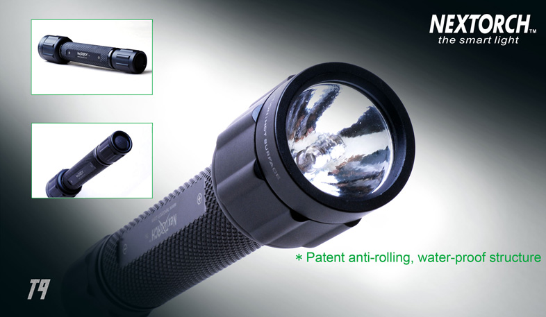 Фонарь тактический T9 (ксенон.9В, 110люм)