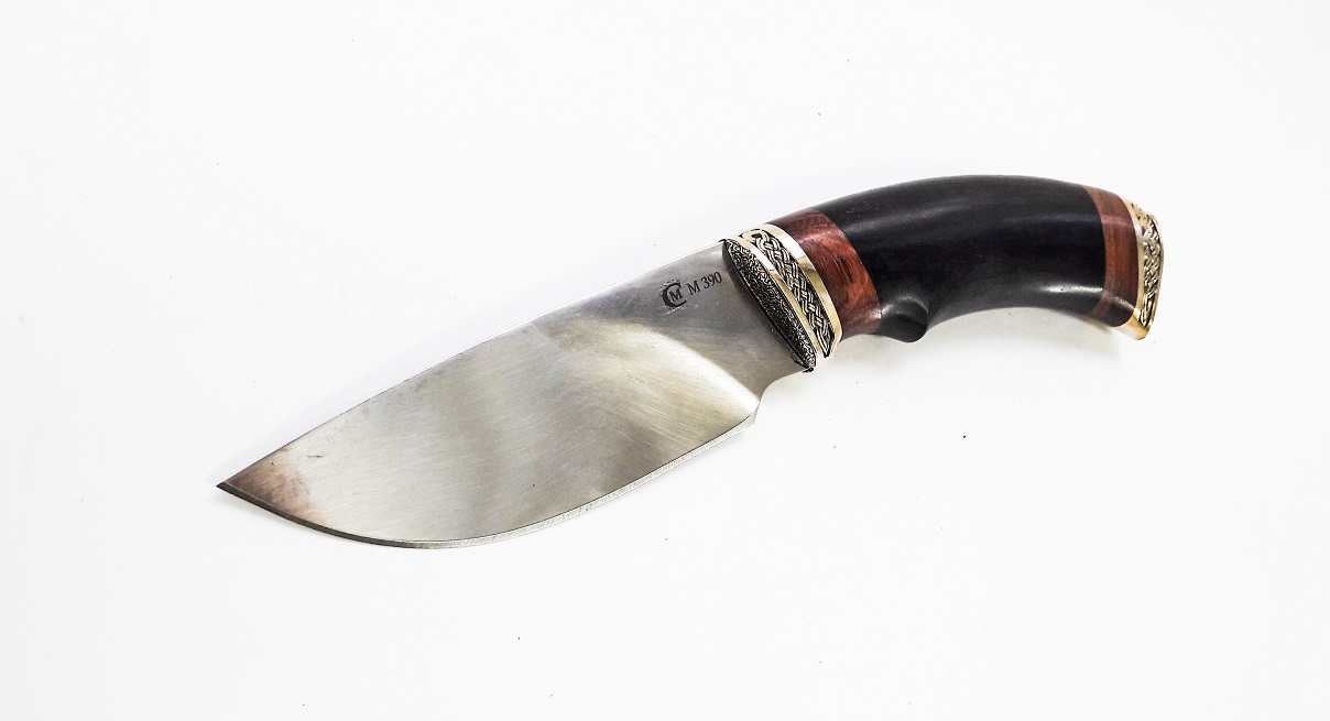 Нож Разделочный ст. М390, литье, набор, рукоять ЦПД